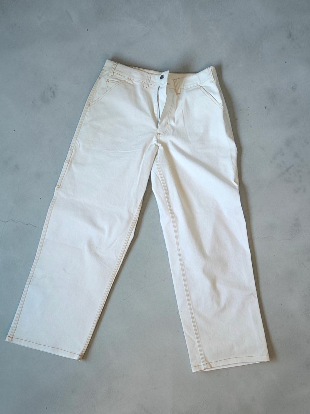 Nike Women's White Straight-Leg Jeans